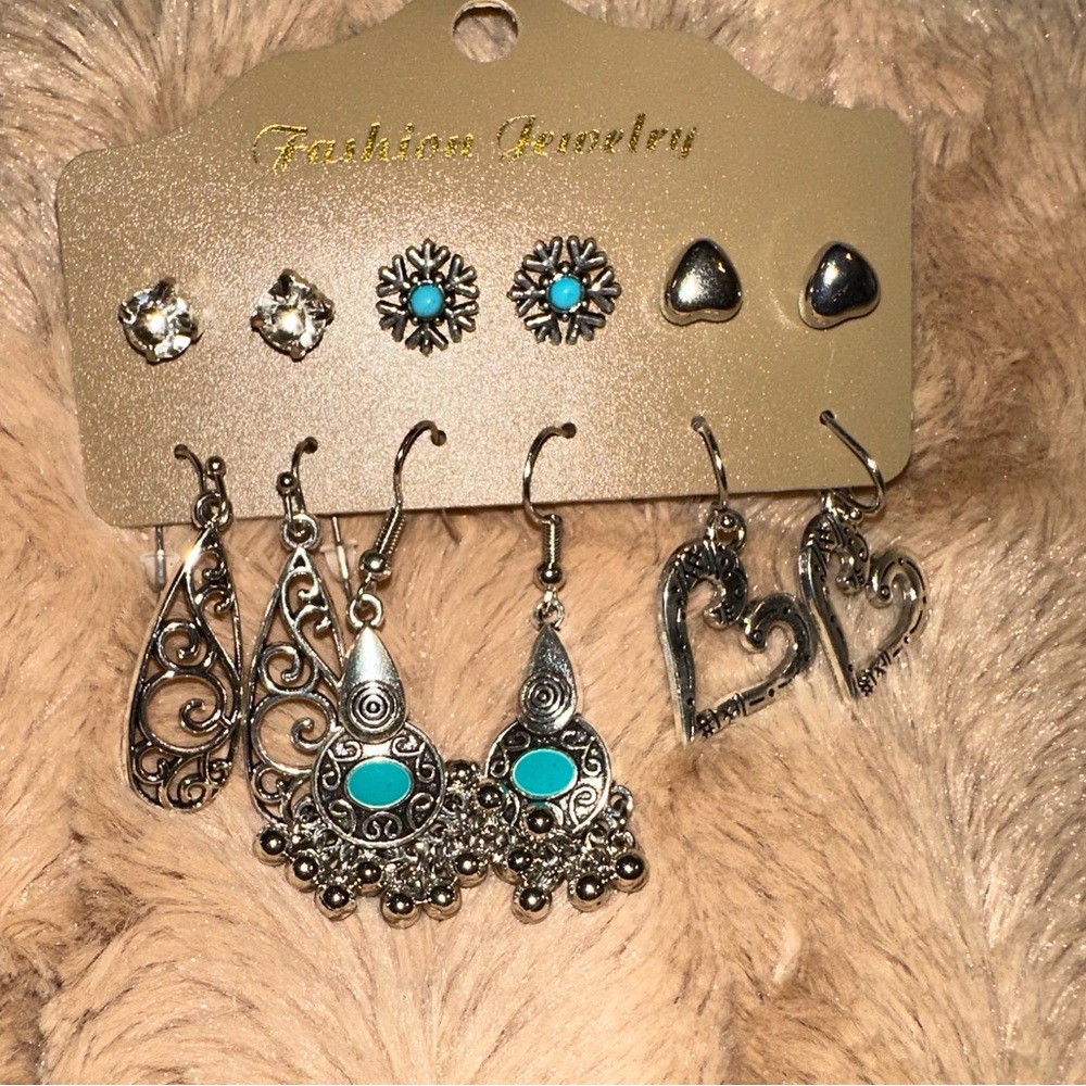 Bohemian earrings set, for women's daily decoration